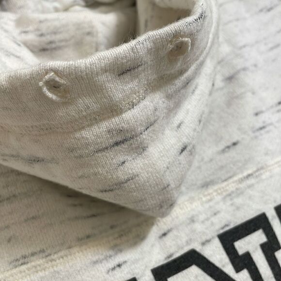 PINK Victorias Secret ivory marled cowl neck sweater, size S - Picture 4 of 5